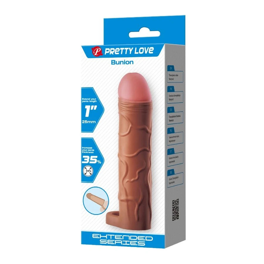 PRETTY LOVE - GUAINA PER PENE BUNION CON ESTENSIONE 2,5 CM MULATTO